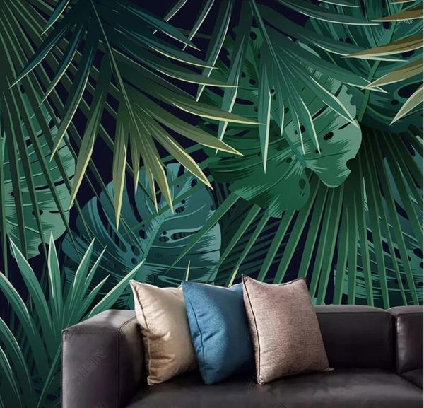 wallpapers cjsir banana leaf mural wallpaper european tropical rainforest painting wall covering living room bedroom po decor1
wallpapers cjsir banana leaf mural wallpaper european tropical rainforest painting wall covering living room bedroom po decor1