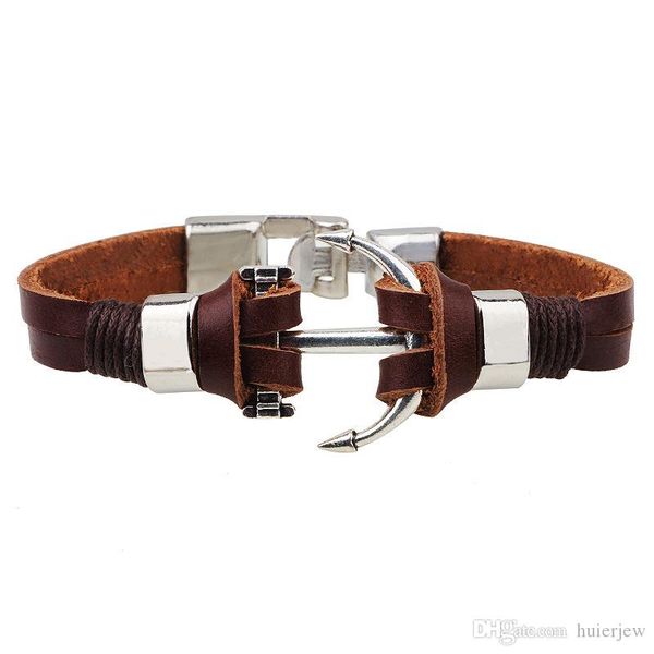 anchor bracelet for men stainless friend gift stainless steel bracelet genuine cow leather bracelet, Golden;silver
anchor bracelet for men stainless friend gift stainless steel bracelet genuine cow leather bracelet, Golden;silver