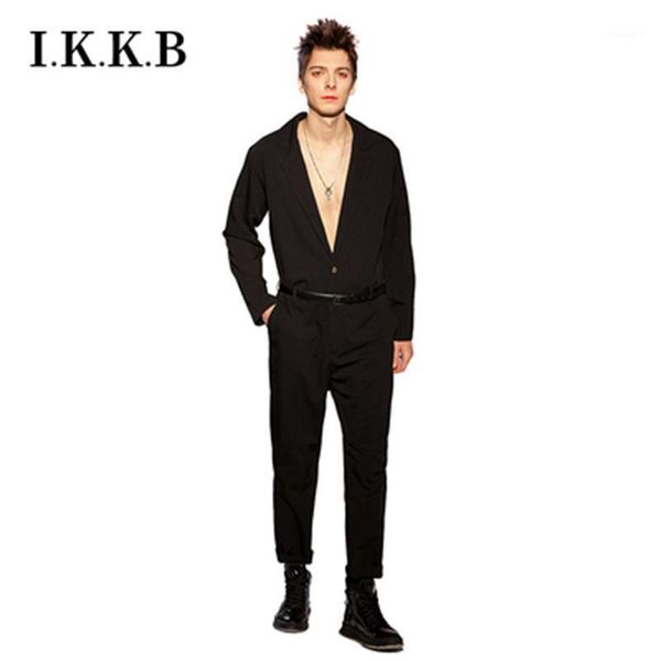 men's tracksuits spring and autumn europe the united states fashion all-in-one pants show style personality trend one loose slim1, Gray
men's tracksuits spring and autumn europe the united states fashion all-in-one pants show style personality trend one loose slim1, Gray