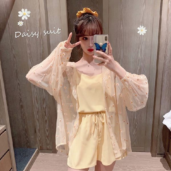strap adjustable three-piece set summer new style sunscreen shoulder strap sling shoulder strapkorean style loose daisy mesh sunscreen clot, Gray
strap adjustable three-piece set summer new style sunscreen shoulder strap sling shoulder strapkorean style loose daisy mesh sunscreen clot, Gray
