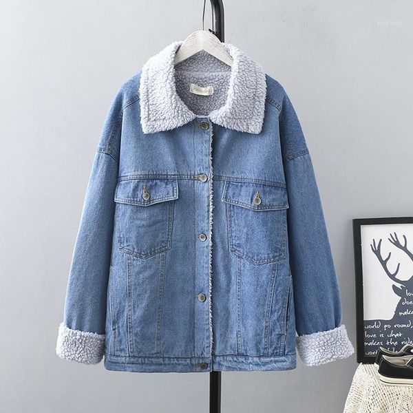 winter casual denim parkas 2019 plus size clothing fashion loose fleece lining thick warm padded coats women k1-h05721, Black
winter casual denim parkas 2019 plus size clothing fashion loose fleece lining thick warm padded coats women k1-h05721, Black