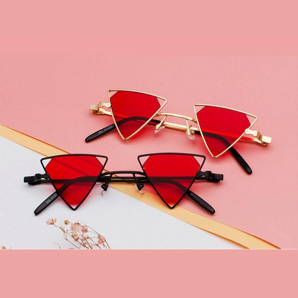 sunglasses 2021 gothic punk women cat triangle sun glasses for men hollow metal frame gradient red pink fml, White;black
sunglasses 2021 gothic punk women cat triangle sun glasses for men hollow metal frame gradient red pink fml, White;black