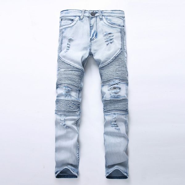 2021 men in europe and american distress torn slim fit denim men's pants plied motorcycle biker hip hop jeans strech f052, Blue
2021 men in europe and american distress torn slim fit denim men's pants plied motorcycle biker hip hop jeans strech f052, Blue