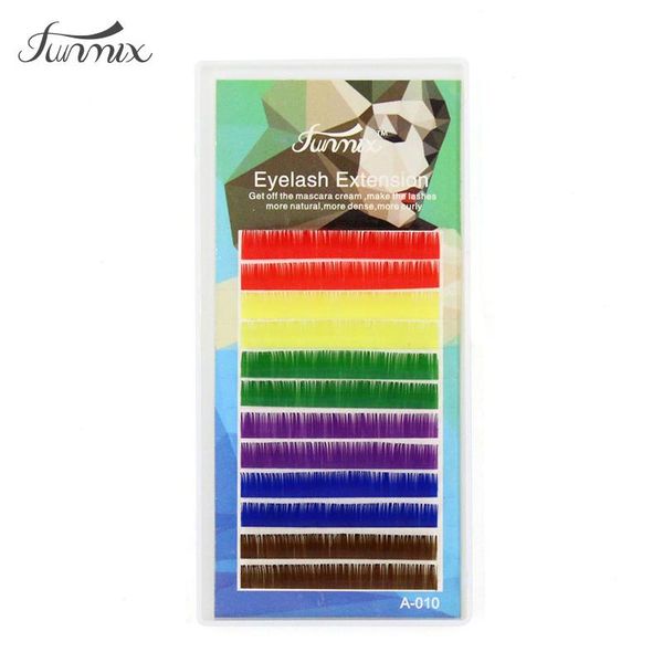 false eyelashes brand 0.1 c d individual mix colors eyelash natrual soft candy color fake extension eye makeup colorful
false eyelashes brand 0.1 c d individual mix colors eyelash natrual soft candy color fake extension eye makeup colorful