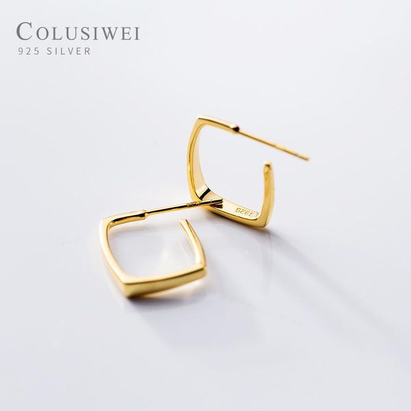 hoop & huggie colusiwei classic 100% 925 sterling silver simple square earrings for women geometric authentic jewelry bijoux gift, Golden;silver
hoop & huggie colusiwei classic 100% 925 sterling silver simple square earrings for women geometric authentic jewelry bijoux gift, Golden;silver