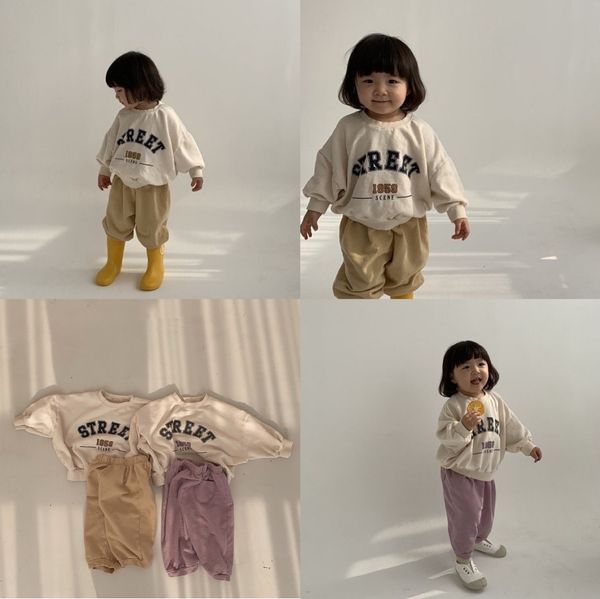 cotton infant baby girls boys clothes set letter print long sleeve +pants outfits suit toddler casual clothing lj201223, White
cotton infant baby girls boys clothes set letter print long sleeve +pants outfits suit toddler casual clothing lj201223, White