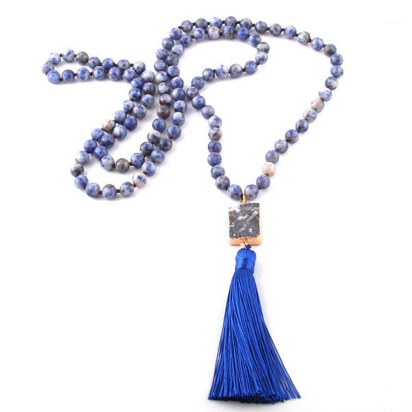 fashion bohemian jewelry 108 bead stones knotted natural druzy link tassel necklaces for women ethnic necklace1, Silver
fashion bohemian jewelry 108 bead stones knotted natural druzy link tassel necklaces for women ethnic necklace1, Silver