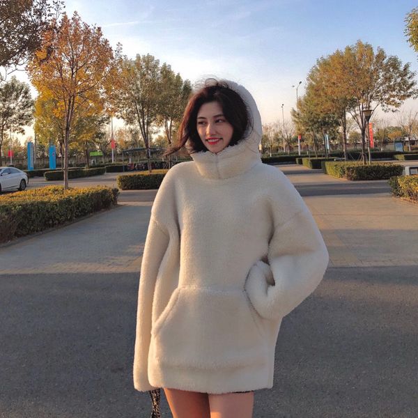 2020aw early autumn fashion trend jacket new women's winter clothing wool fashion casual cotton sweater mo, Black;brown
2020aw early autumn fashion trend jacket new women's winter clothing wool fashion casual cotton sweater mo, Black;brown