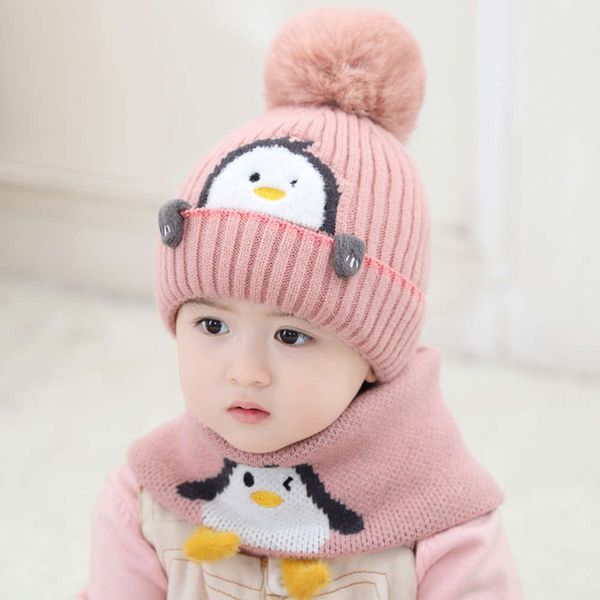 winter hat 2020 baby new autumn foreign sle children boys and girls children's bib cap set little penguin, Red;brown
winter hat 2020 baby new autumn foreign sle children boys and girls children's bib cap set little penguin, Red;brown