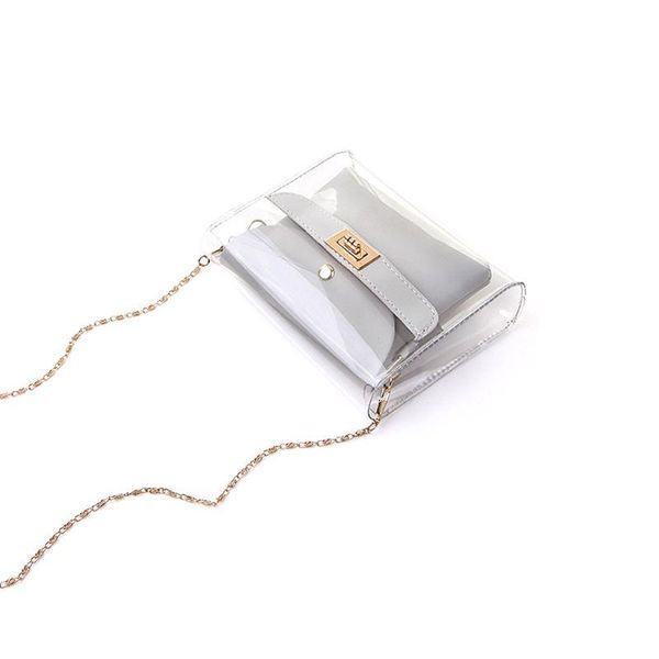 women lady stylish transparent shoulder crossbody bags detachable chain travel shopping h8wd
women lady stylish transparent shoulder crossbody bags detachable chain travel shopping h8wd