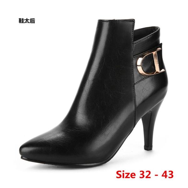 boots woman high heel boots high heels for women shoes spring autumn ankle booties female small big size 32 - 43, Black
boots woman high heel boots high heels for women shoes spring autumn ankle booties female small big size 32 - 43, Black
