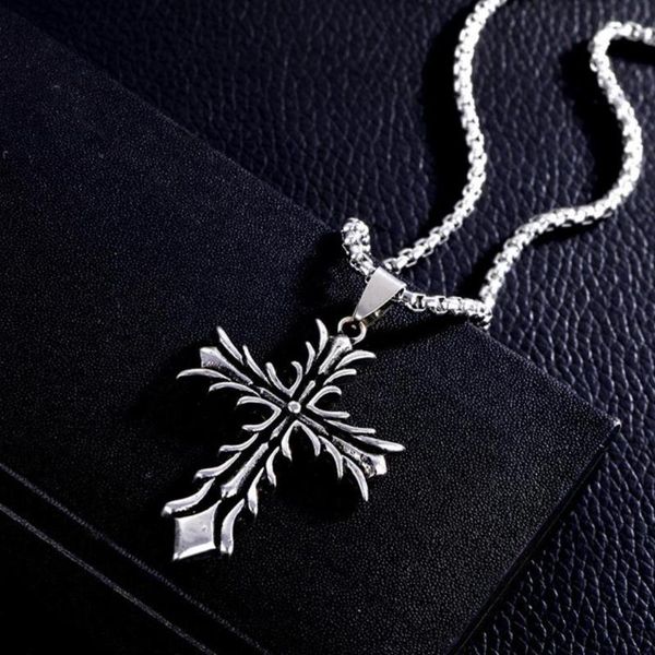 2020 western vintage hip-hop plain pendant necklace stainless steel cross pendant necklace trendy male jewelry, Silver
2020 western vintage hip-hop plain pendant necklace stainless steel cross pendant necklace trendy male jewelry, Silver