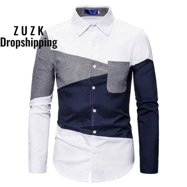 men's casual shirts fashionable personality color patchwork long sleeve shirt autumn winter drop size leisure work clothes wor, White;black
men's casual shirts fashionable personality color patchwork long sleeve shirt autumn winter drop size leisure work clothes wor, White;black