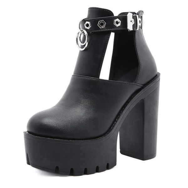black women ankle boots heels for summer spring punk style female high heels high platform shoes ladies short bota big size #3e70
black women ankle boots heels for summer spring punk style female high heels high platform shoes ladies short bota big size #3e70