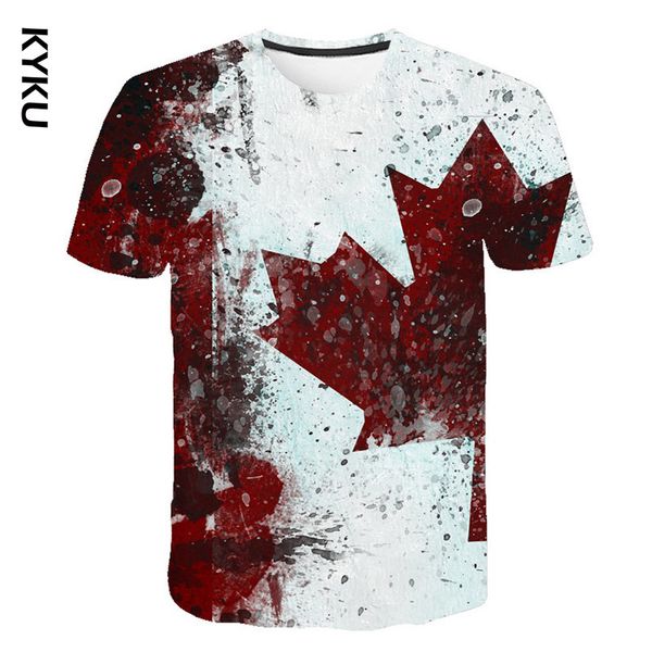 canada flag printing 3d red maple tshirt men fashion short sleeve summer t-shirts casual funny tees, White;black
canada flag printing 3d red maple tshirt men fashion short sleeve summer t-shirts casual funny tees, White;black
