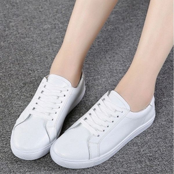 women vulcanzied sneaker flat girl student genuine leather white shoes sewing soft shoes women's lace up female drop shipping #ft2s
women vulcanzied sneaker flat girl student genuine leather white shoes sewing soft shoes women's lace up female drop shipping #ft2s