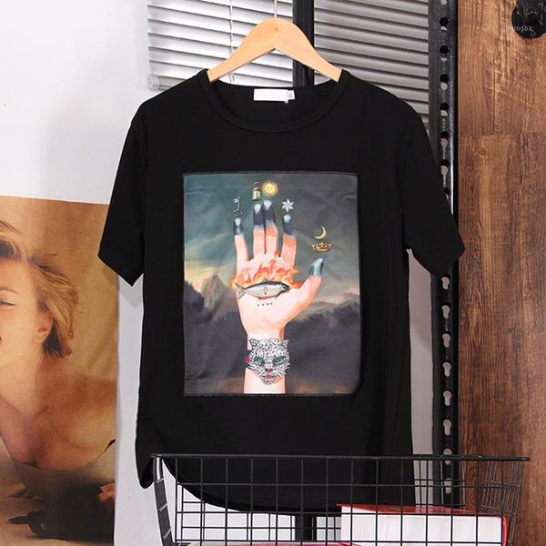 harajuku style 2020 summer clothes new korean loose casual o-neck plus size short-sleeved appliques t-shirt ladies cotton 1, White
harajuku style 2020 summer clothes new korean loose casual o-neck plus size short-sleeved appliques t-shirt ladies cotton 1, White