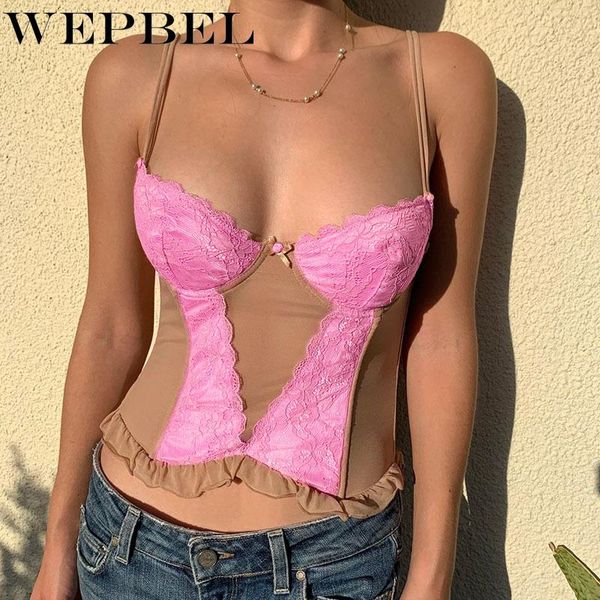 women's tanks & camis wepbel women lace patchwork skinny shirt bottming crop ladies elegant sleeveless halter short t-shirt, White
women's tanks & camis wepbel women lace patchwork skinny shirt bottming crop ladies elegant sleeveless halter short t-shirt, White
