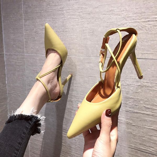 women's sandals pointed-toe fashion women's thin heeled cross strap high heels women shoes sandals jelly, Black
women's sandals pointed-toe fashion women's thin heeled cross strap high heels women shoes sandals jelly, Black