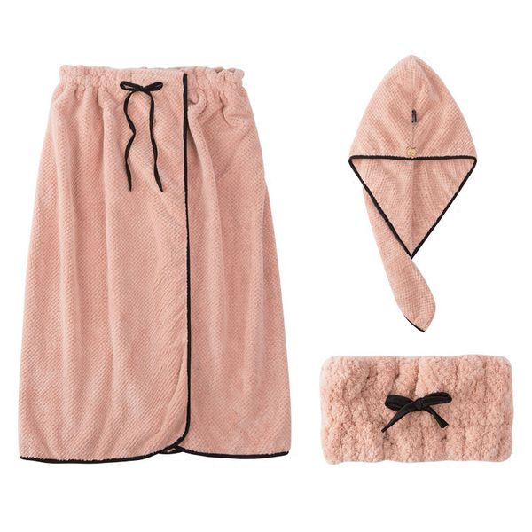 towel coral fleece bath can be worn hair-drying cap set student cute wrapped in a variety of skirts
towel coral fleece bath can be worn hair-drying cap set student cute wrapped in a variety of skirts