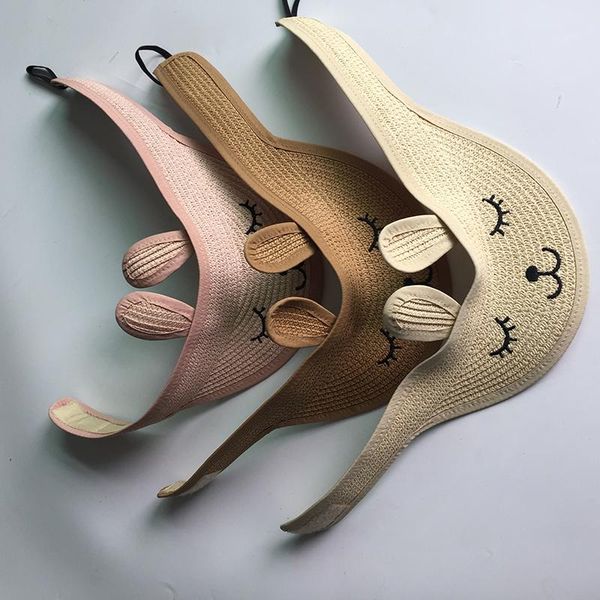 2-6 years children's beach hat girls boy cute rabbit ears empty summer straw hats kids folding sunshade cap baby sun hat jllefe, Black;white
2-6 years children's beach hat girls boy cute rabbit ears empty summer straw hats kids folding sunshade cap baby sun hat jllefe, Black;white