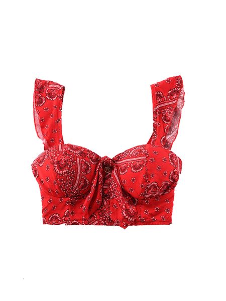 2021 le palais vintage origonal classic red cashew flower denim style with cushion on the short chest spaghetti sash female t-shirt y7ck, White
2021 le palais vintage origonal classic red cashew flower denim style with cushion on the short chest spaghetti sash female t-shirt y7ck, White