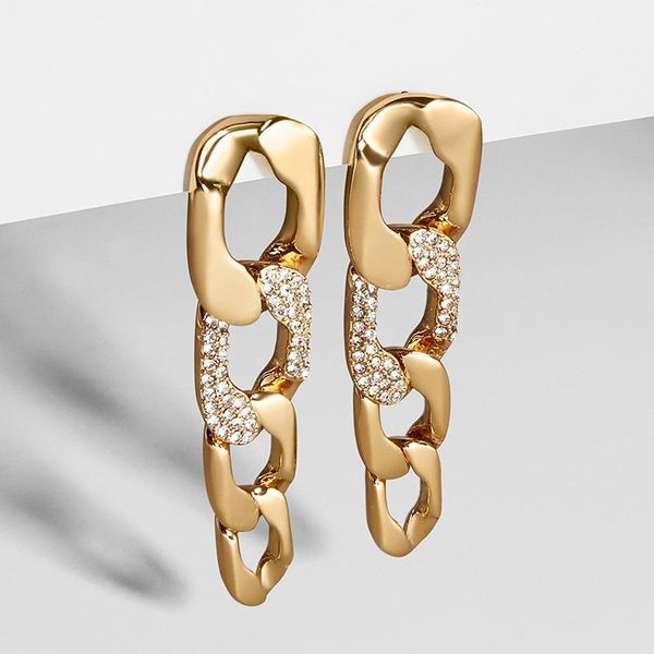fashion gold metal long chain rhinestone drop earrings punk style round statement earrings ear piercing jewelry factory outlet, Silver
fashion gold metal long chain rhinestone drop earrings punk style round statement earrings ear piercing jewelry factory outlet, Silver