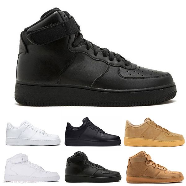 soft bottom shoes wear resistant classical men women all white black low high 1 one sports sneakers eur size 36-45, Black;brown
soft bottom shoes wear resistant classical men women all white black low high 1 one sports sneakers eur size 36-45, Black;brown