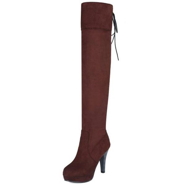 women's rubber boots booties ladies lace up clogs platform big size shoes woman thigh high heels high round toe rain, Black
women's rubber boots booties ladies lace up clogs platform big size shoes woman thigh high heels high round toe rain, Black