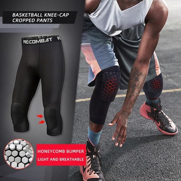 running pants men's tight honeycomb anti-collision sports knee pads leggings for basketball men training compression 3/41, Black;blue
running pants men's tight honeycomb anti-collision sports knee pads leggings for basketball men training compression 3/41, Black;blue