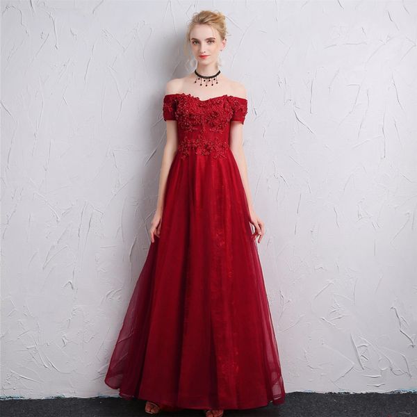 robe de soiree new boat neck beading with appliques long evening dresses elegant lace vestido de festa banquet party prom dress, Black;red
robe de soiree new boat neck beading with appliques long evening dresses elegant lace vestido de festa banquet party prom dress, Black;red