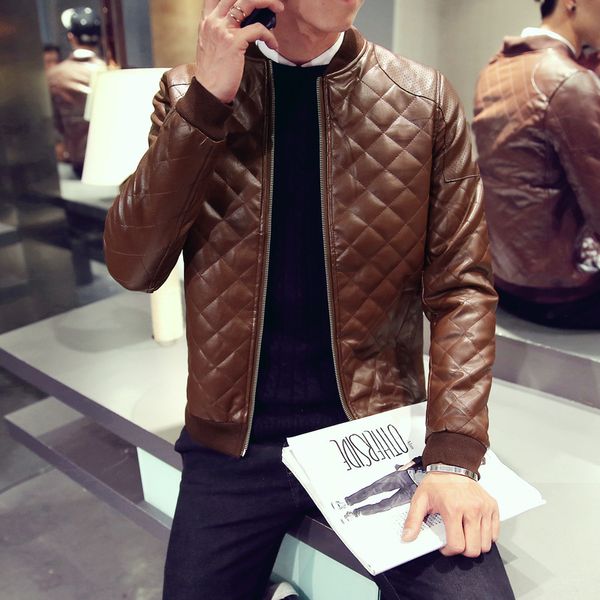 leather clothing mens jacket coat fall winter biker bomber male thin men's men pu warm coats kg-114, Black;brown
leather clothing mens jacket coat fall winter biker bomber male thin men's men pu warm coats kg-114, Black;brown