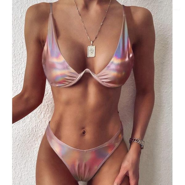 vikinii champagne biquinis 2020 shiny swimsuit female bikini set push up swimwear women bathers bathing suits stamping gold1, White;black
vikinii champagne biquinis 2020 shiny swimsuit female bikini set push up swimwear women bathers bathing suits stamping gold1, White;black