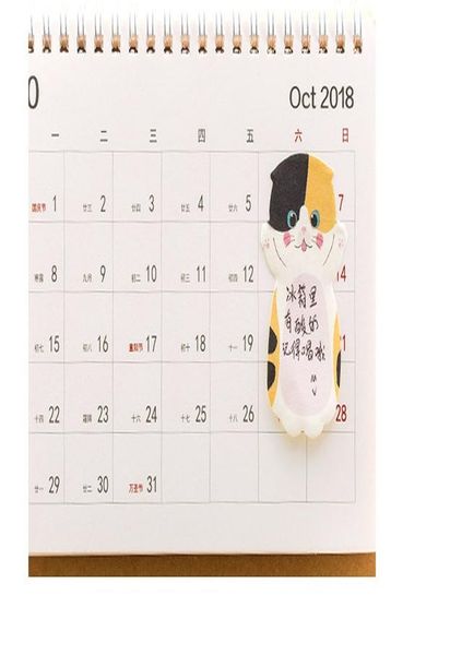 8 pcs pet cat sticky note set korean memo pads diary stickers planner guestbook kawaii stationery office school supplies fm044 sqckzf