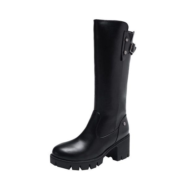 boots winter women's long tube 2021 flat-bottomed fashion square toe back zipper thick heel undefined middle big size, Black
boots winter women's long tube 2021 flat-bottomed fashion square toe back zipper thick heel undefined middle big size, Black