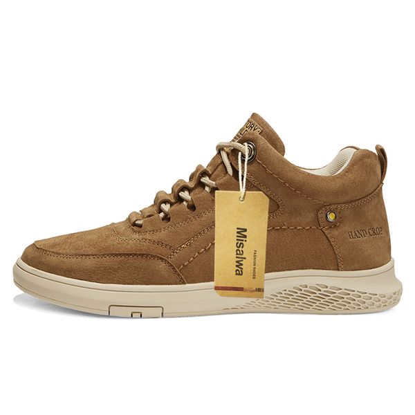 misalwa high men casual footwear ankle sand brown spring autumn daily pig leather sneakers lace-up young men shoes 201009, Black
misalwa high men casual footwear ankle sand brown spring autumn daily pig leather sneakers lace-up young men shoes 201009, Black
