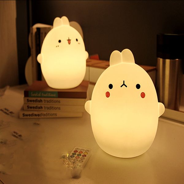 2021 new rabbit led night light usb remote control lamps sile soft cartoon baby nursery breathing lamp cute gifts for kids children ykvr
2021 new rabbit led night light usb remote control lamps sile soft cartoon baby nursery breathing lamp cute gifts for kids children ykvr