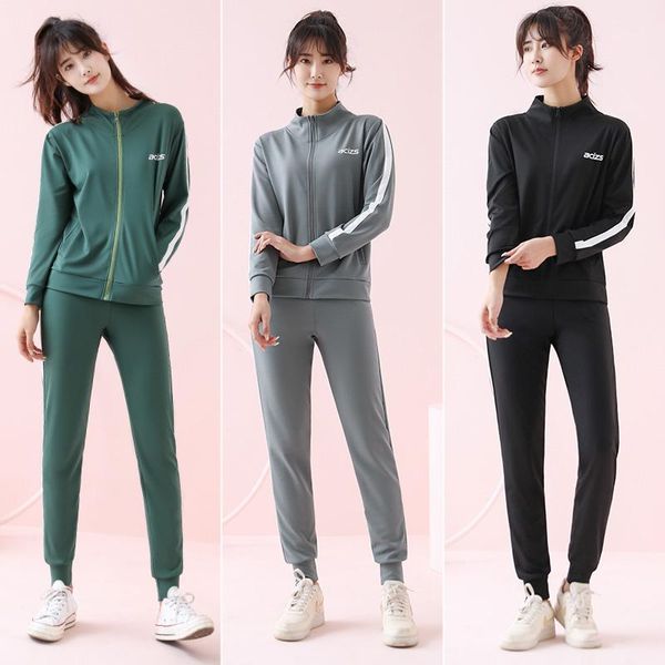 running sets female yoga workout set loose sports jacket sweatshirt harem pants gym fitness jog tracksuit for women1, Black;blue
running sets female yoga workout set loose sports jacket sweatshirt harem pants gym fitness jog tracksuit for women1, Black;blue