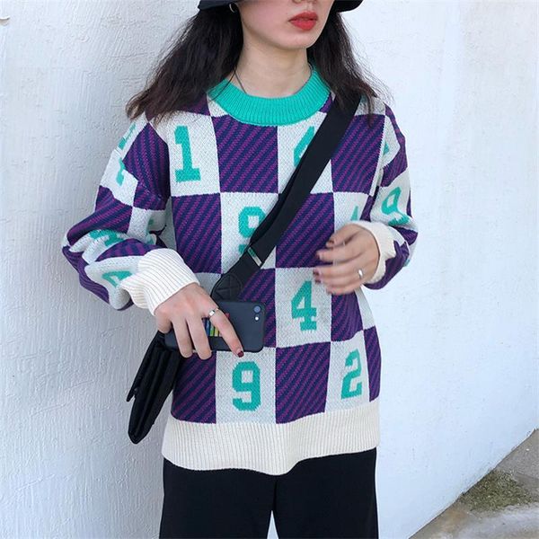 2020 2021 vintage colorblock sweater kawaii japanese ulzzang korean women's clothes zeh3, White;black
2020 2021 vintage colorblock sweater kawaii japanese ulzzang korean women's clothes zeh3, White;black