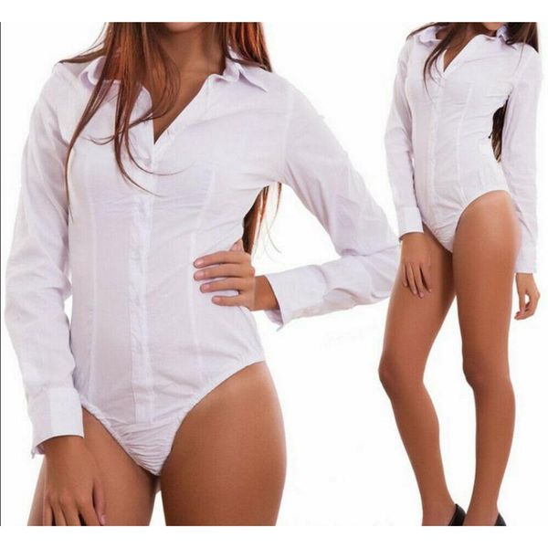 women's jumpsuits & rompers fashion women long sleeve turn-down collar bodysuit jumper ladies bodycon jumpsuitr office work wear, Black;white
women's jumpsuits & rompers fashion women long sleeve turn-down collar bodysuit jumper ladies bodycon jumpsuitr office work wear, Black;white