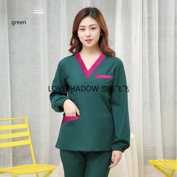 plug size s-4xl women scrubs cotton uniforms long sleeve color blocking uniforms lab dentistry pharmacy workwear clothes, Black;brown
plug size s-4xl women scrubs cotton uniforms long sleeve color blocking uniforms lab dentistry pharmacy workwear clothes, Black;brown