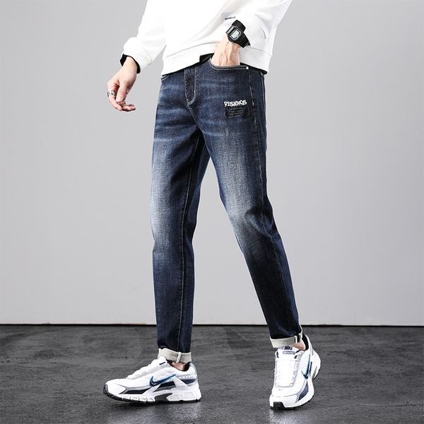 xl2vk leg slim autumn new korean fashion men's elastic youth versatile small denim pantscasual jeans pants pants casual men's vfr3, Blue
xl2vk leg slim autumn new korean fashion men's elastic youth versatile small denim pantscasual jeans pants pants casual men's vfr3, Blue