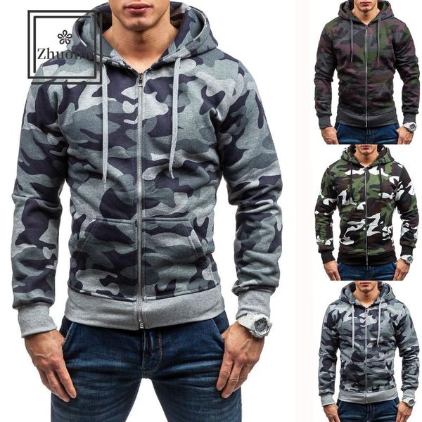 zhuolin men's autumn korean trend handsome camouflage hooded casual jacket double-sided wear jacket men's, Black
zhuolin men's autumn korean trend handsome camouflage hooded casual jacket double-sided wear jacket men's, Black