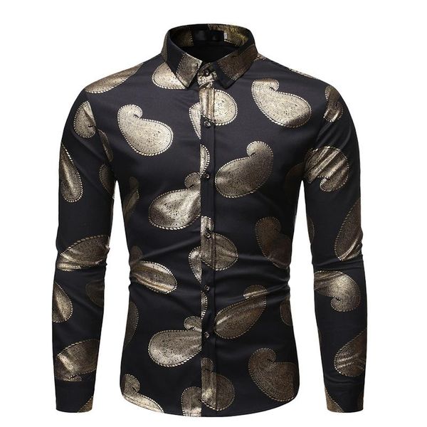 men's casual shirts black paisley nightclub shirt men camisa masculina 2021 fashion slim fit long sleeve mens dress business tuxedo man, White;black
men's casual shirts black paisley nightclub shirt men camisa masculina 2021 fashion slim fit long sleeve mens dress business tuxedo man, White;black