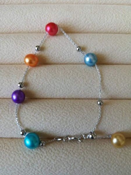 selling pearl bracelet 925 sterling silver bracelets with grade pearls colored round pearls bracelets 1 piece n55, Black
selling pearl bracelet 925 sterling silver bracelets with grade pearls colored round pearls bracelets 1 piece n55, Black