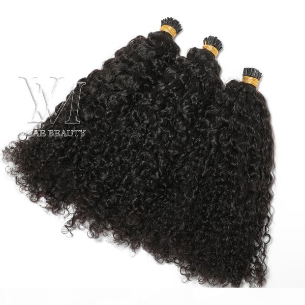 vmae vietnamese single double drawn natural color 1g strand 100g pre bonded keratin fusion custom kinky curly i tip human hair extension, Black
vmae vietnamese single double drawn natural color 1g strand 100g pre bonded keratin fusion custom kinky curly i tip human hair extension, Black
