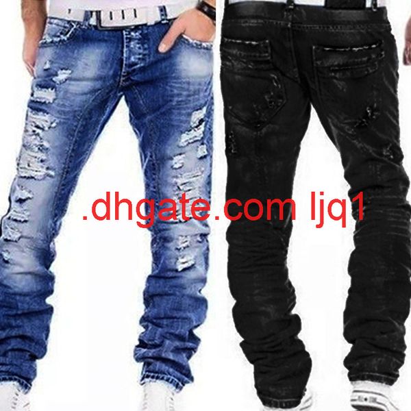 new men's jeans in spring of 2019, Blue
new men's jeans in spring of 2019, Blue