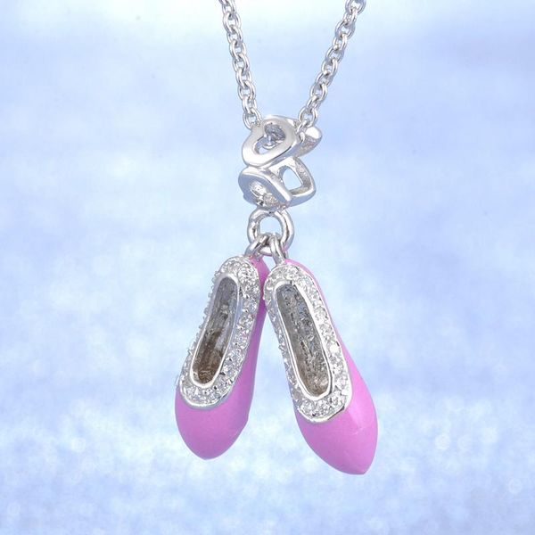 chains 2021 creative european style pink color dancer shoes design enamel jewelry s925 sterling silver snake/cross chain necklace
chains 2021 creative european style pink color dancer shoes design enamel jewelry s925 sterling silver snake/cross chain necklace