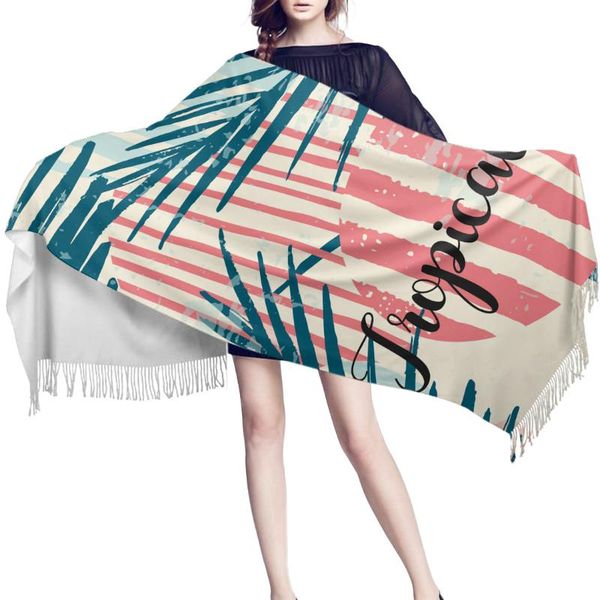 scarves women cashmere scarf autumn winter hijab wrap summer colored tropical leaves text printed shawls headband ladies, Blue;gray
scarves women cashmere scarf autumn winter hijab wrap summer colored tropical leaves text printed shawls headband ladies, Blue;gray