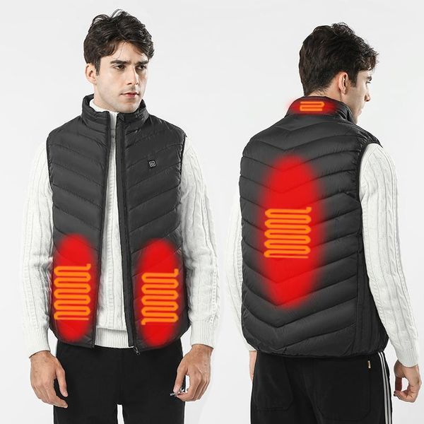 sleeveless jacket autumn and winter smart 4 zone heating clothing men's cotton waistcoat warm vest heating vest ladies plus size1, Black;white
sleeveless jacket autumn and winter smart 4 zone heating clothing men's cotton waistcoat warm vest heating vest ladies plus size1, Black;white
